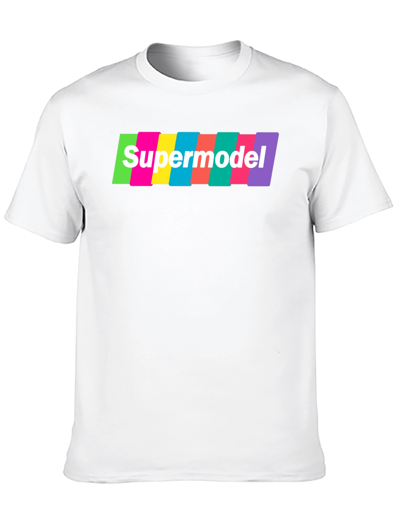 Supermodel Graphic T-Shirt - Retro Fashion Tee