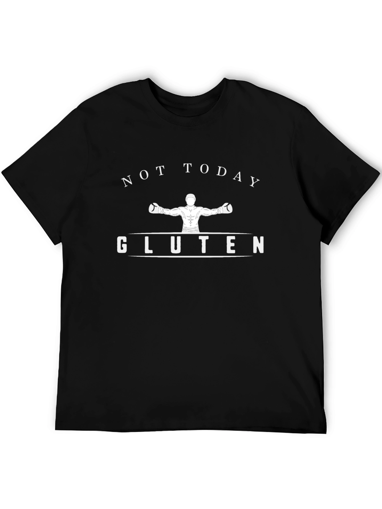 Not Today Gluten Black T-Shirt