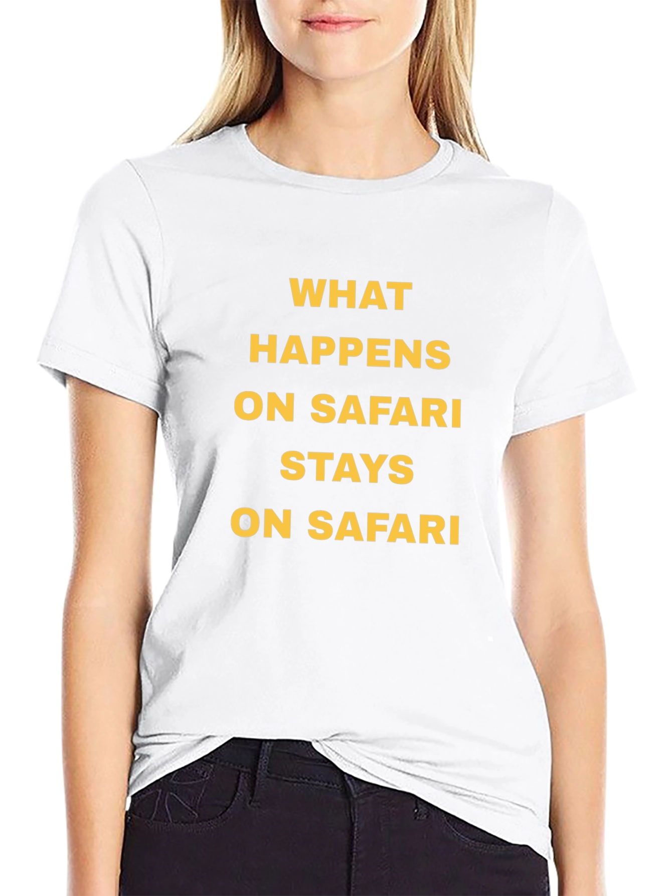 Safari Adventure Tee: What Happens Stays Here