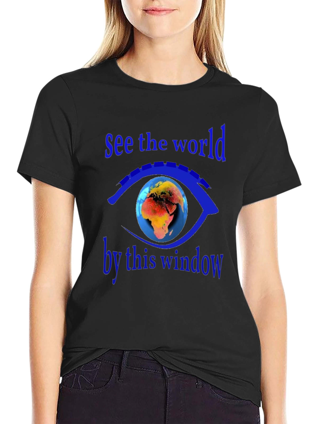 See the World T-Shirt - Earth Eye Design