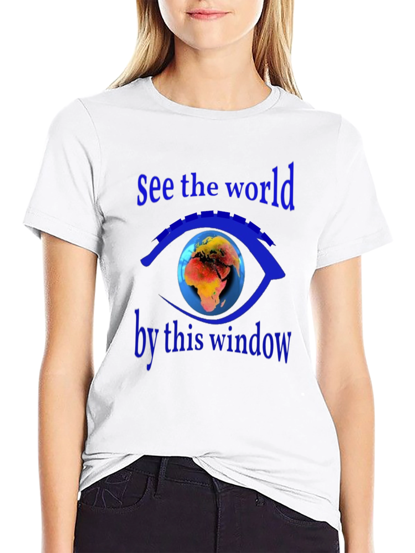 See the World T-Shirt - Earth Eye Design