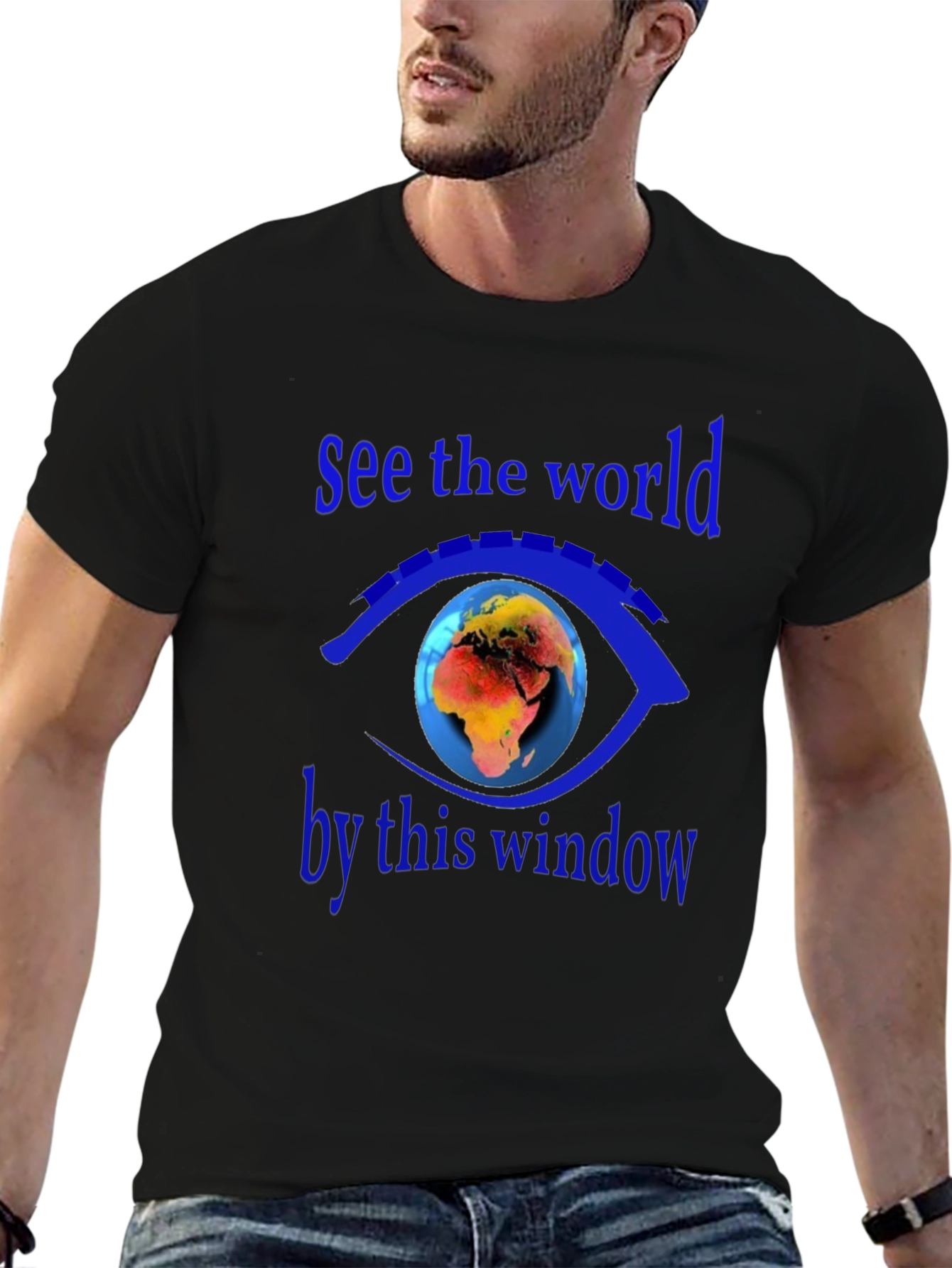 See the World T-Shirt - Earth Eye Design