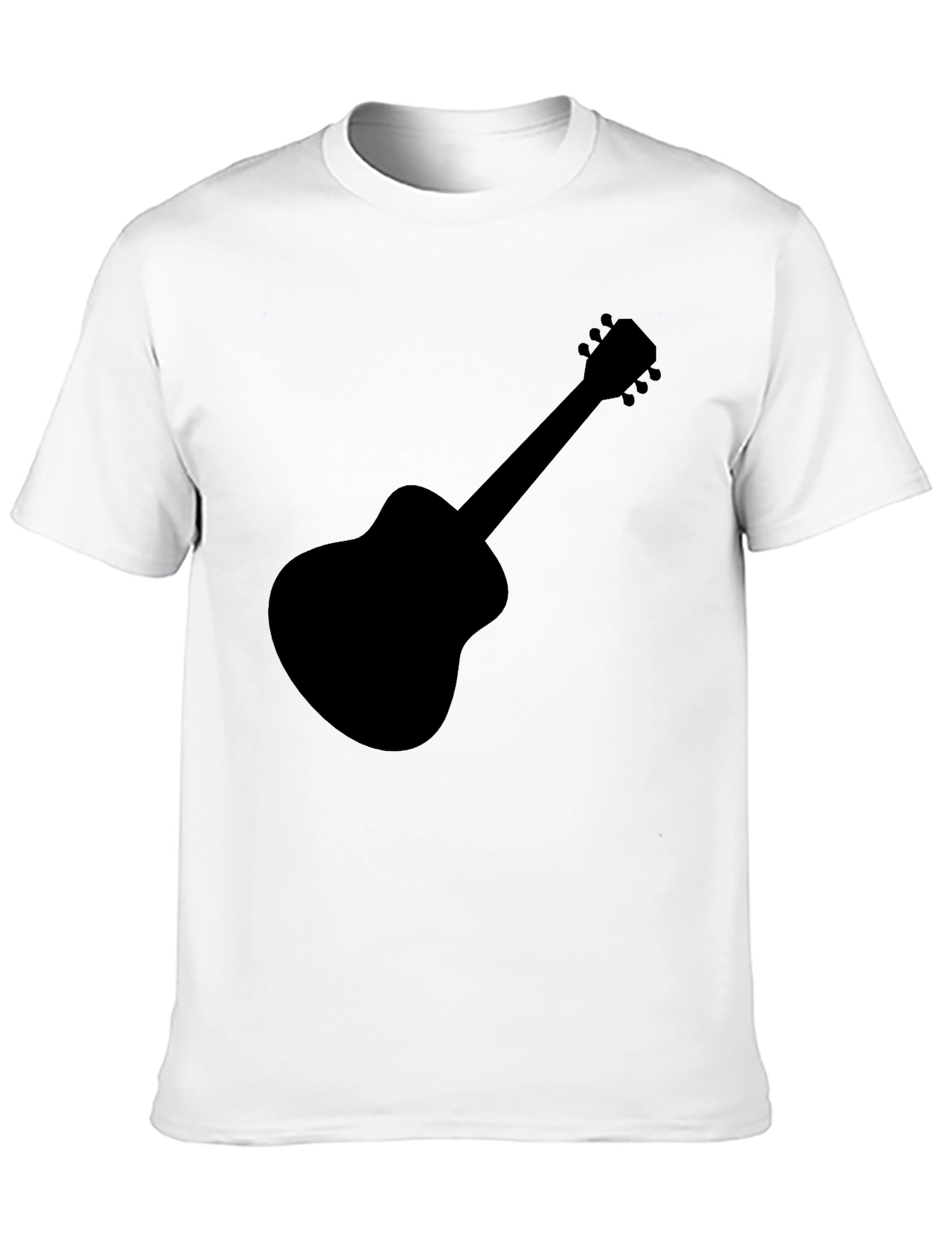 Guitar Graphic Black T-Shirt