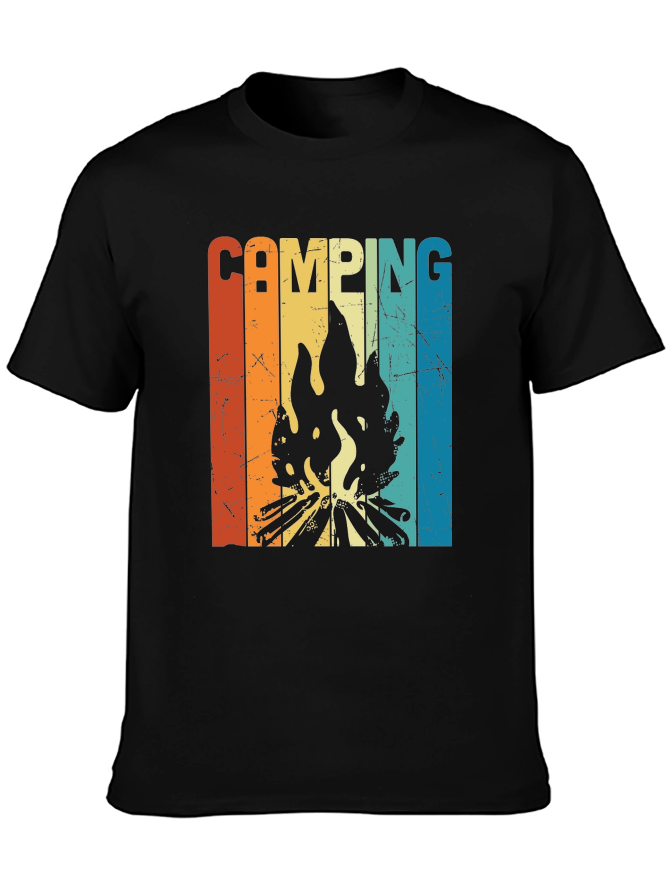 Retro Camping Bonfire T-Shirt