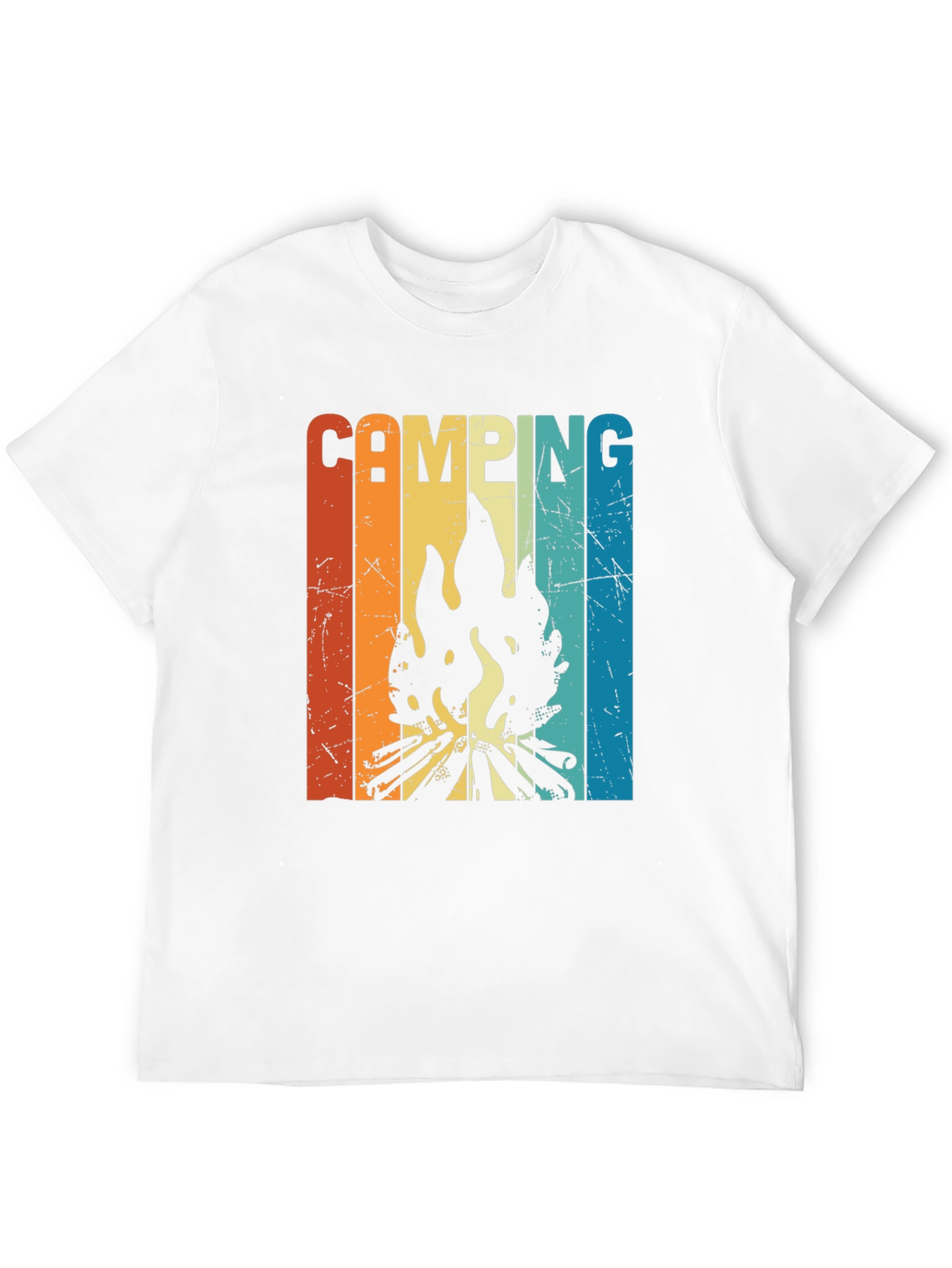Retro Camping Bonfire T-Shirt