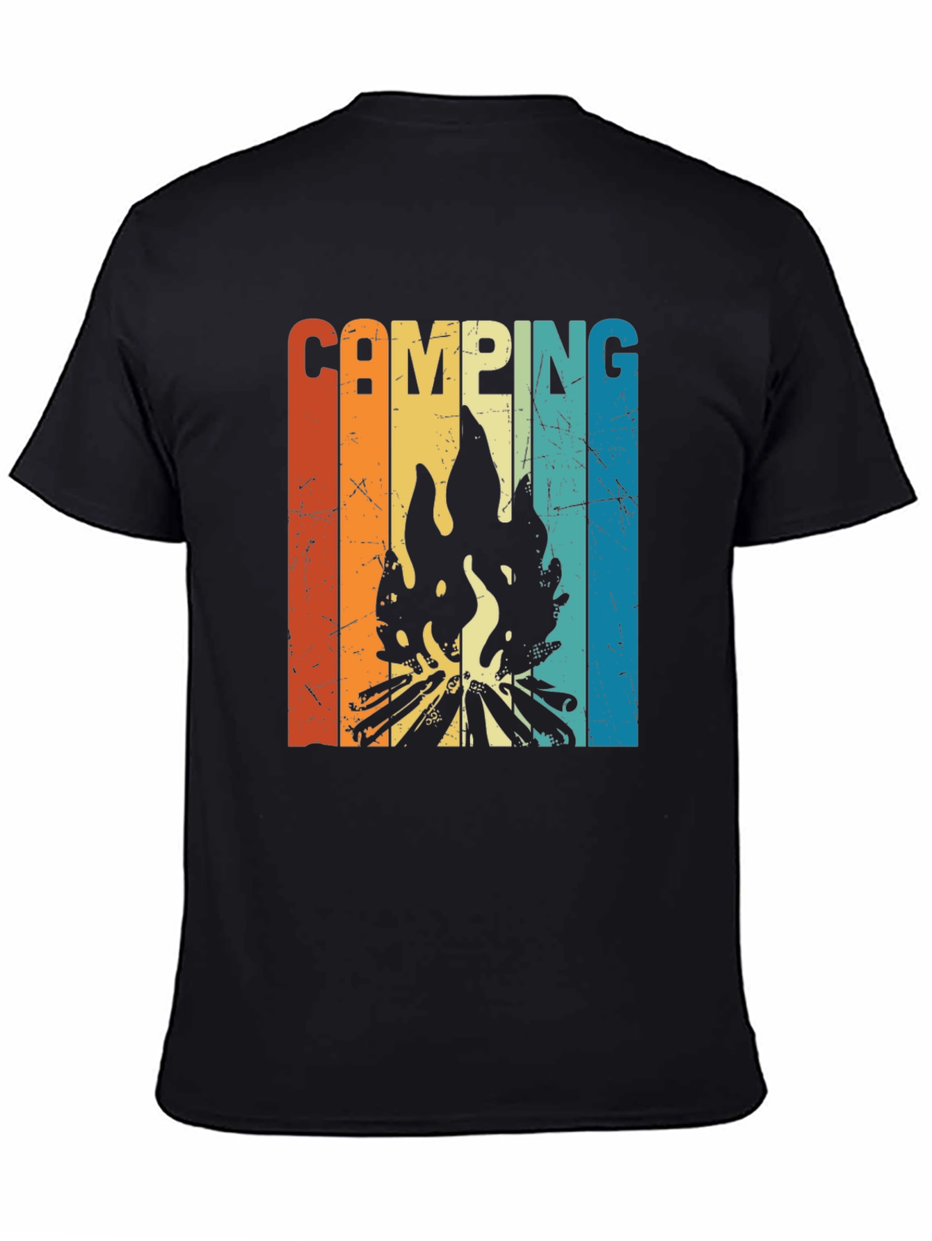 Retro Camping Bonfire T-Shirt