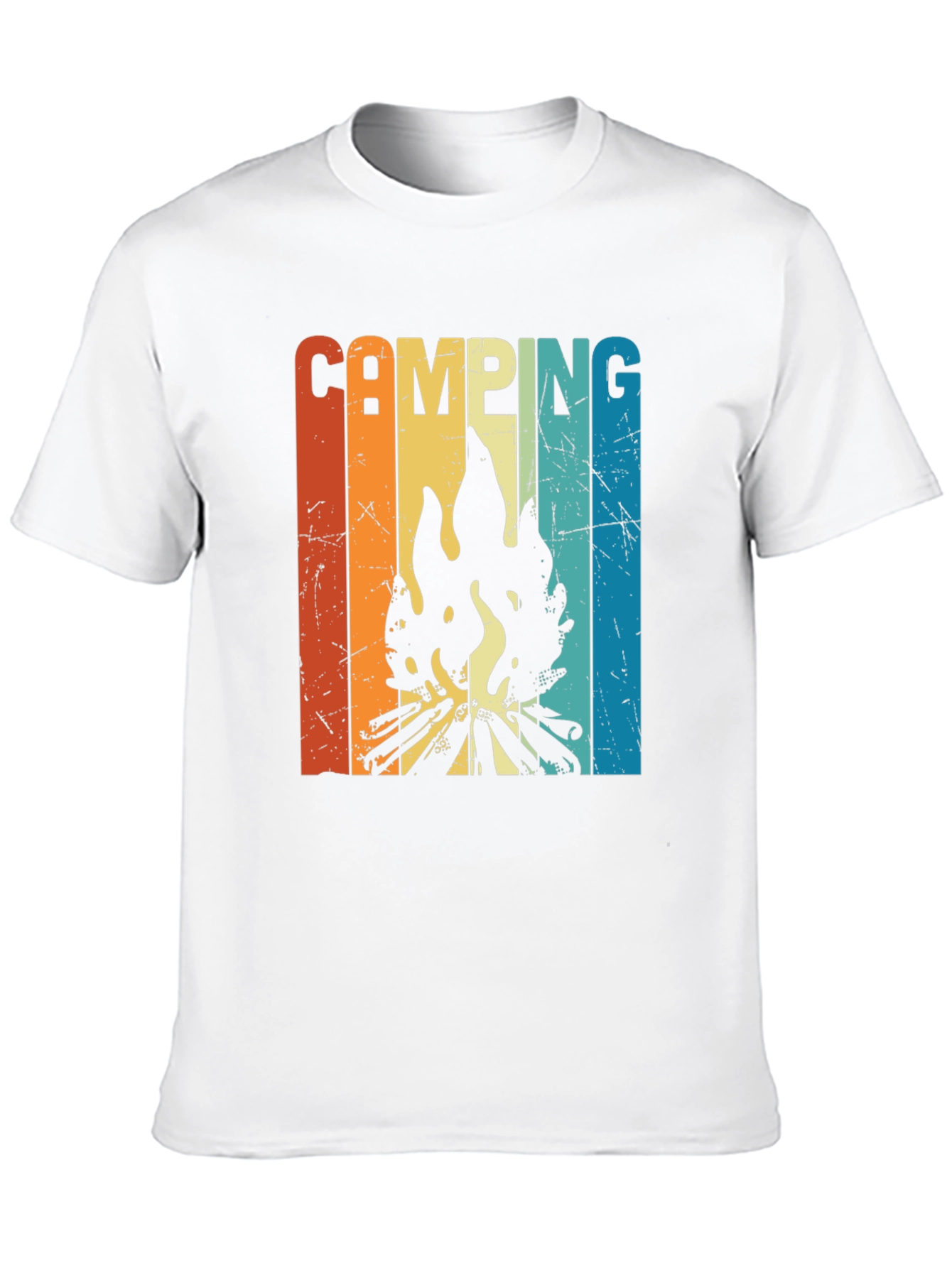 Retro Camping Bonfire T-Shirt