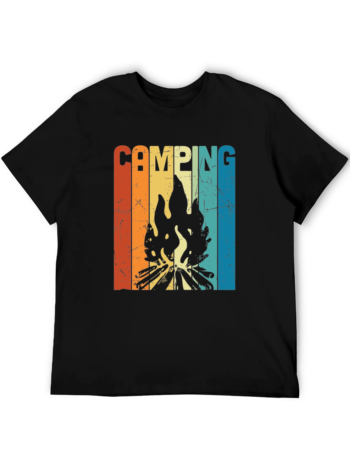 Retro Camping Bonfire T-Shirt