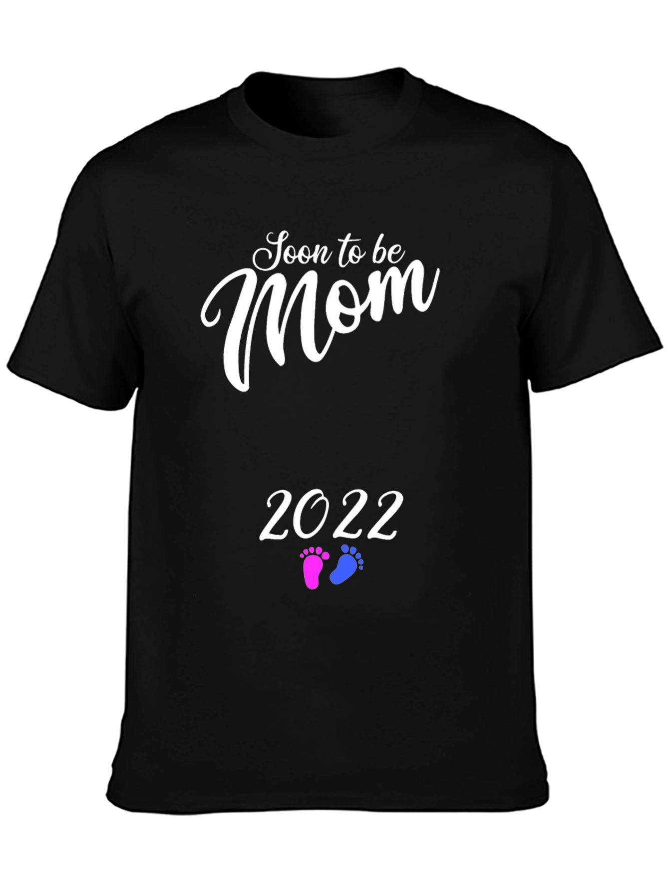 Soon to be Mom 2022 Black T-Shirt
