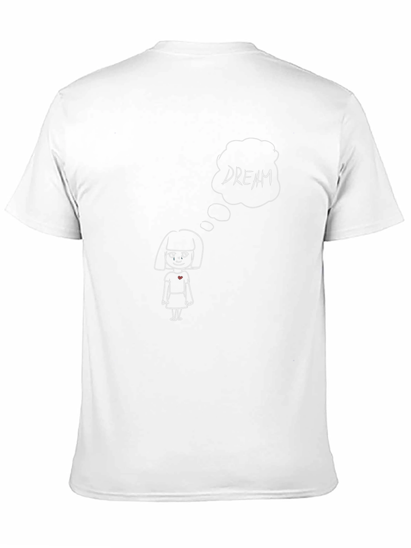 Dreamer Graphic Tee - Black Cotton Unisex