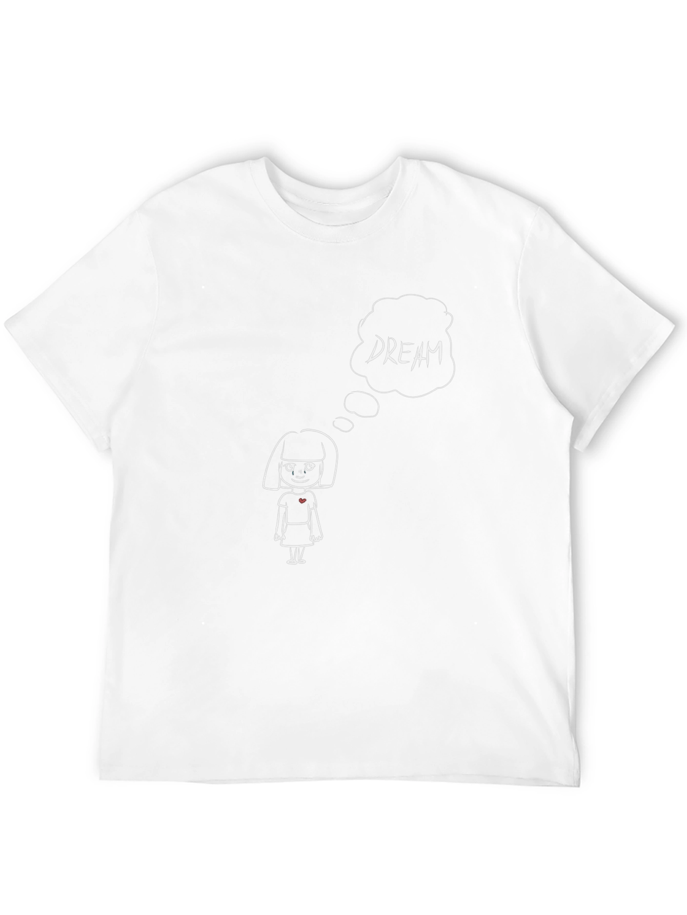 Dreamer Graphic Tee - Black Cotton Unisex