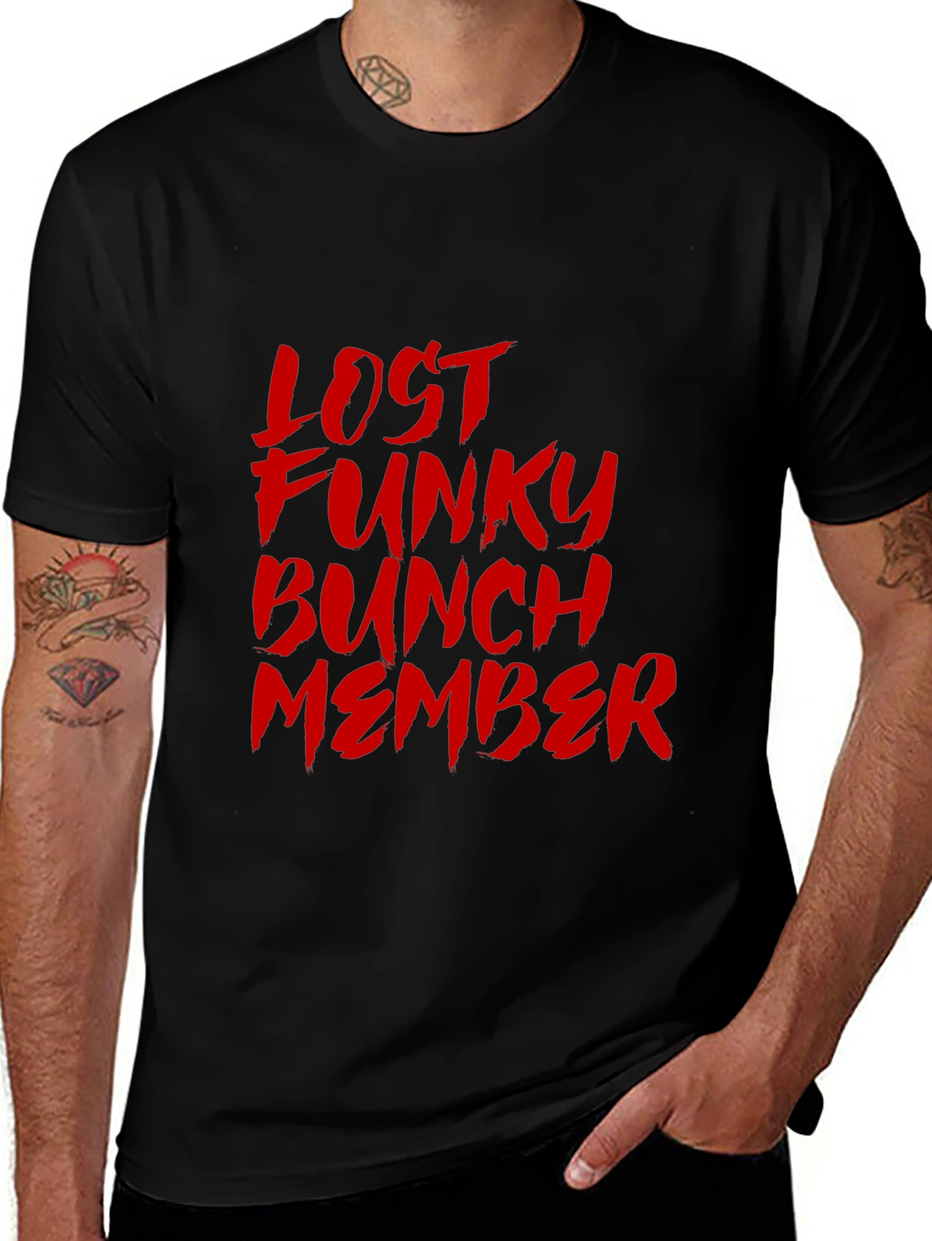 Lost Funky Bunch Member Graphic T-Shirt