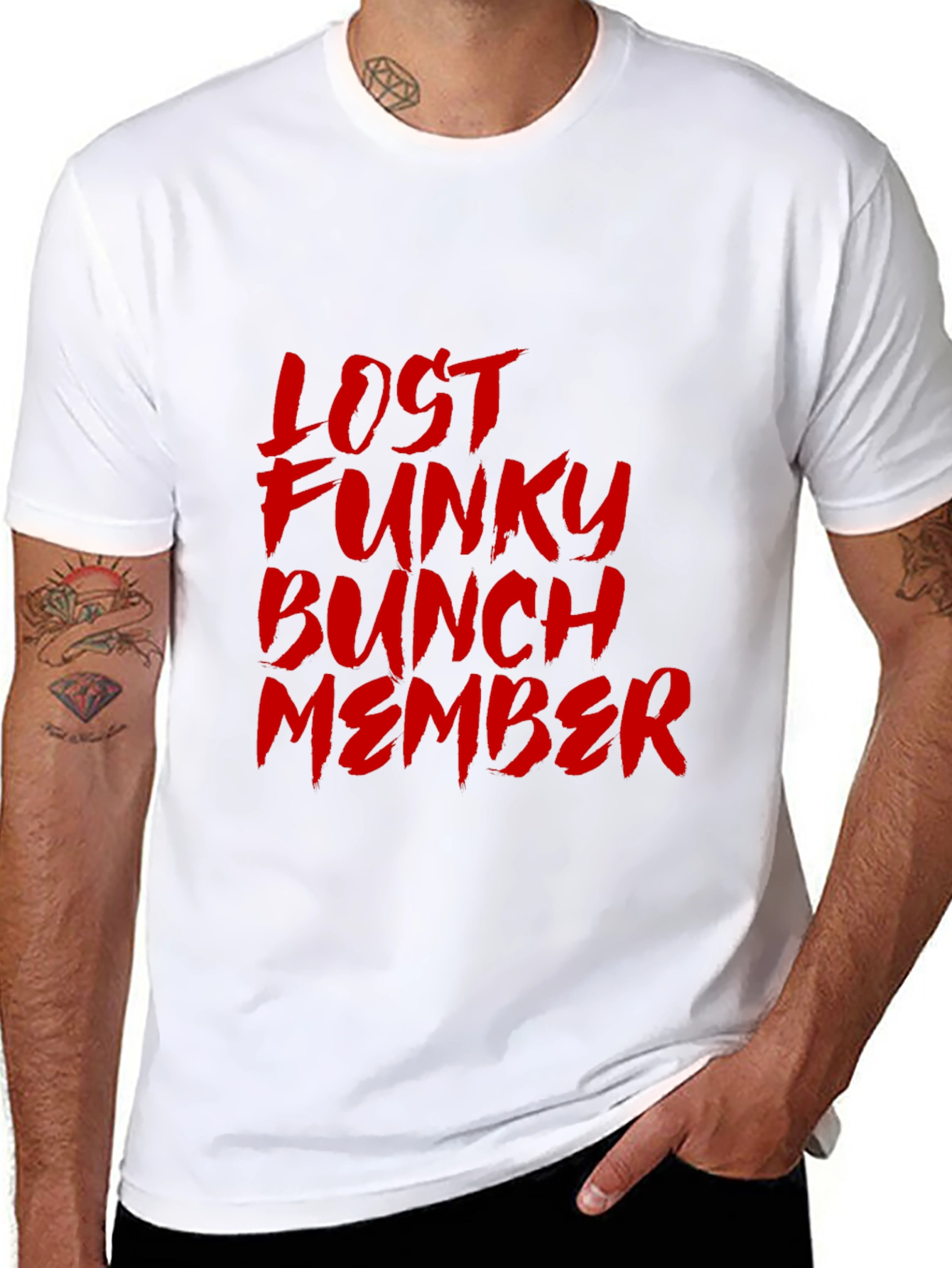 Lost Funky Bunch Member Graphic T-Shirt