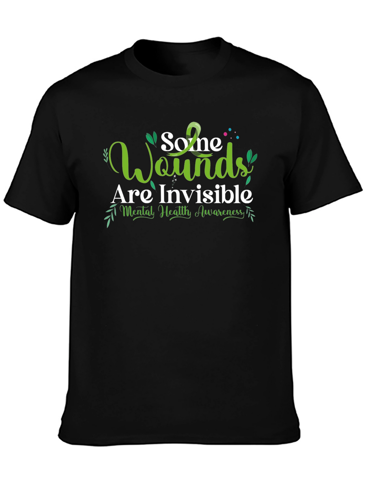 Mental Health Awareness T-Shirt - Invisible Wounds