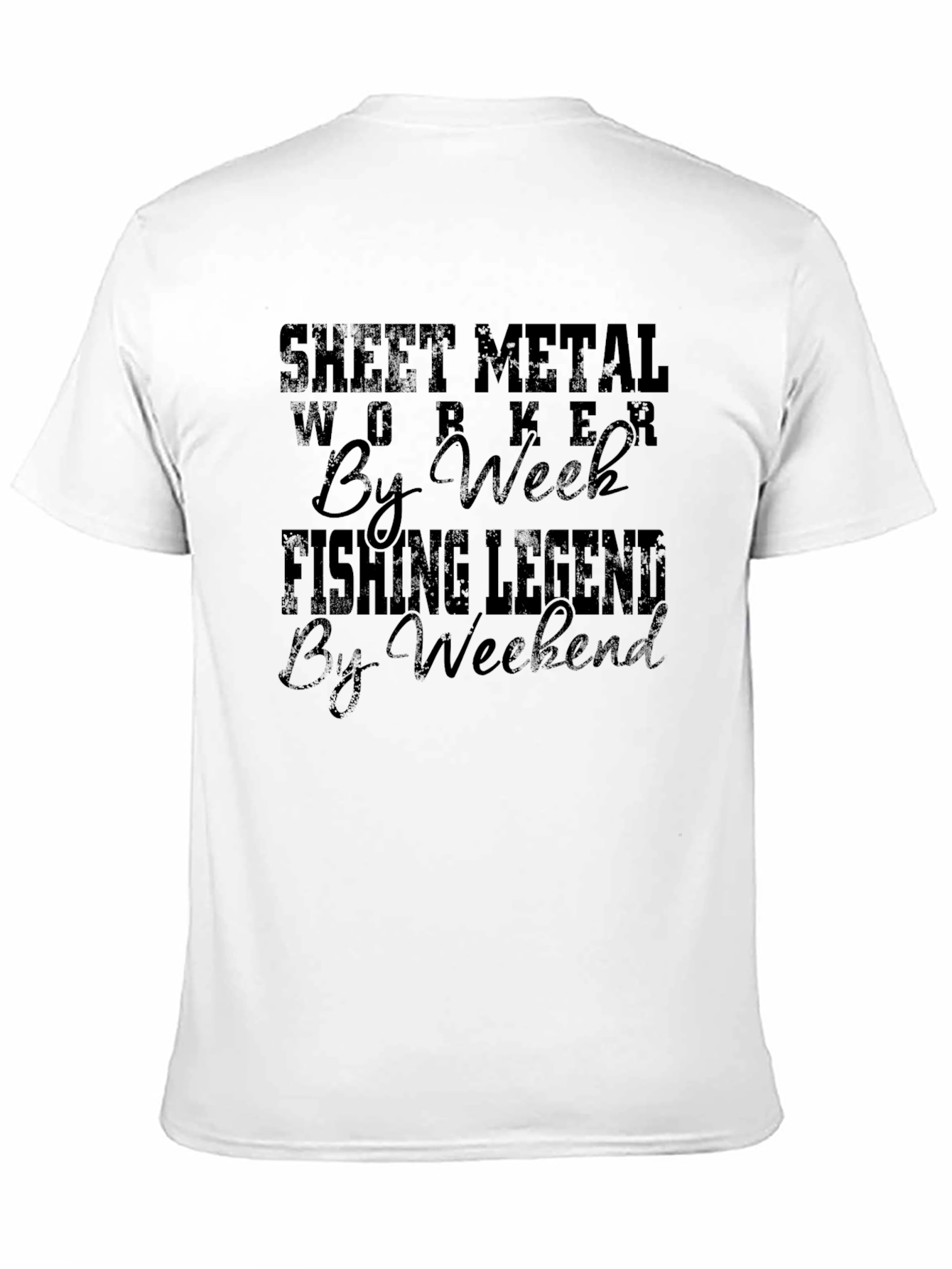 Sheet Metal Worker Fishing Legend T-Shirt