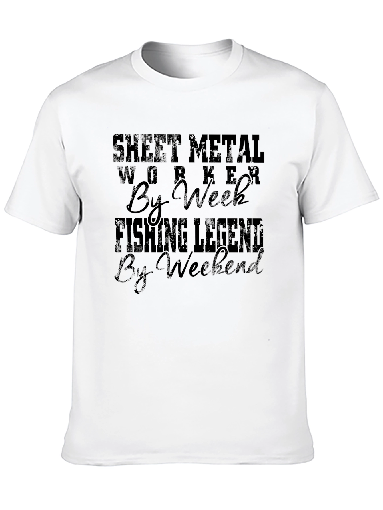 Sheet Metal Worker Fishing Legend T-Shirt