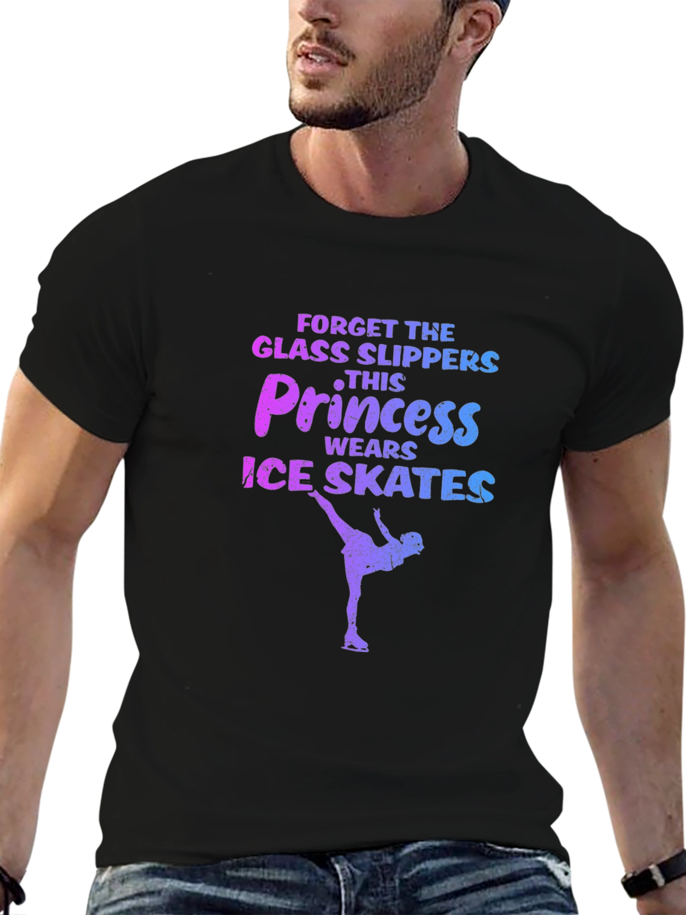 Ice Skating Princess Graphic T-Shirt
