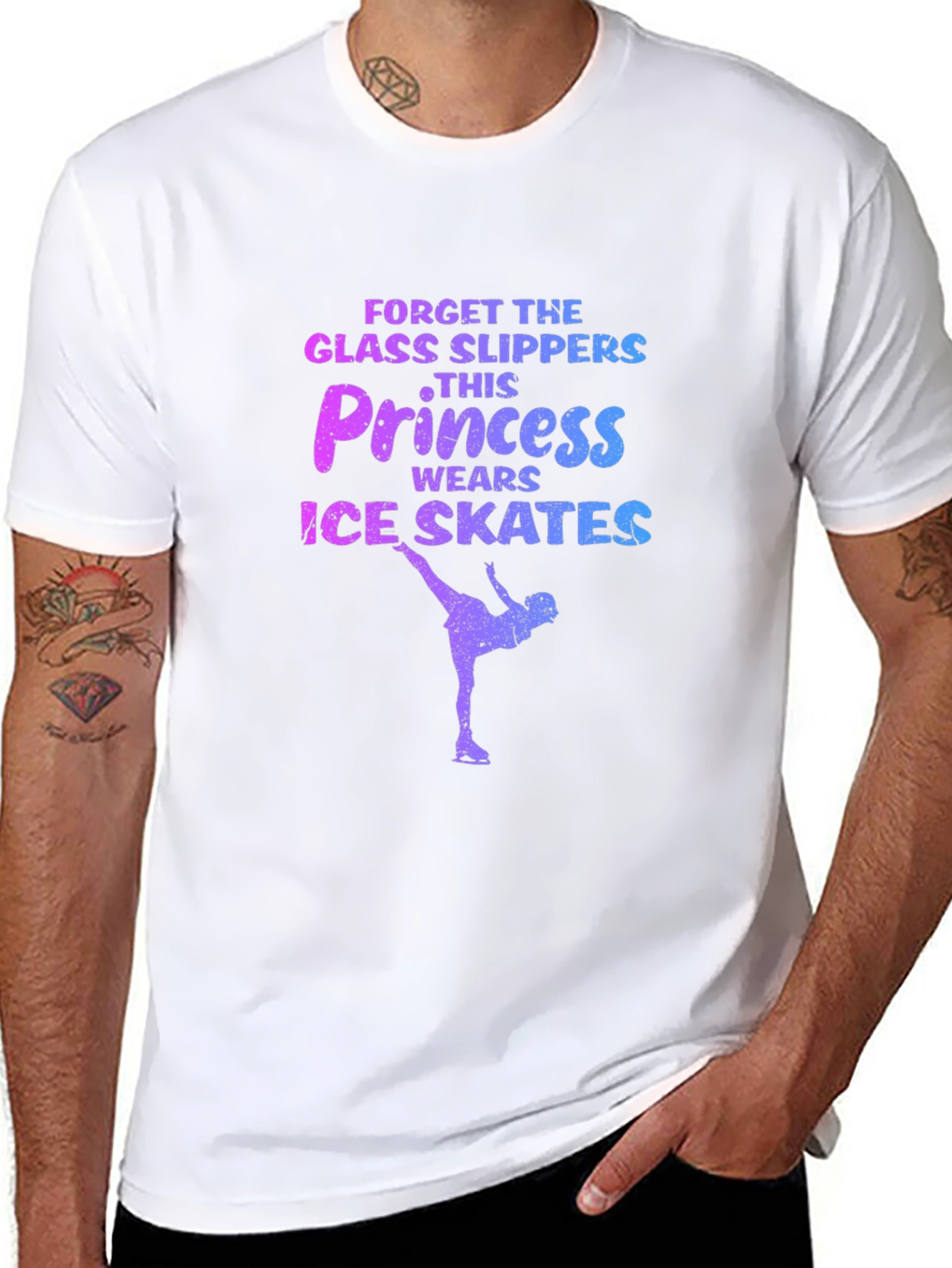 Ice Skating Princess Graphic T-Shirt