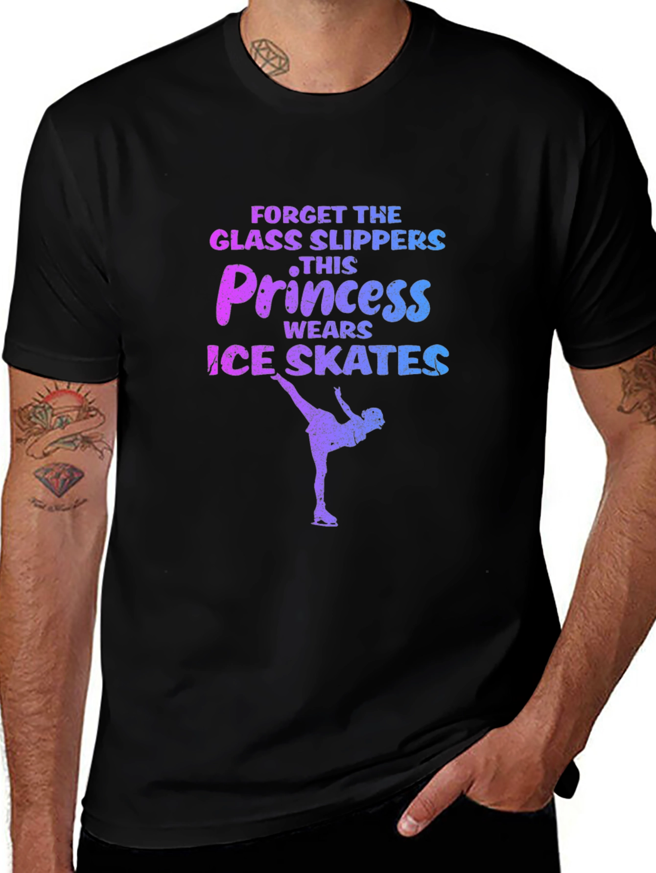 Ice Skating Princess Graphic T-Shirt