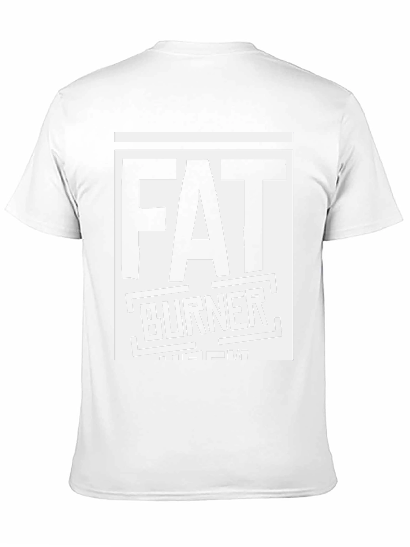 Fat Burner Crew Black Graphic Tee Shirt