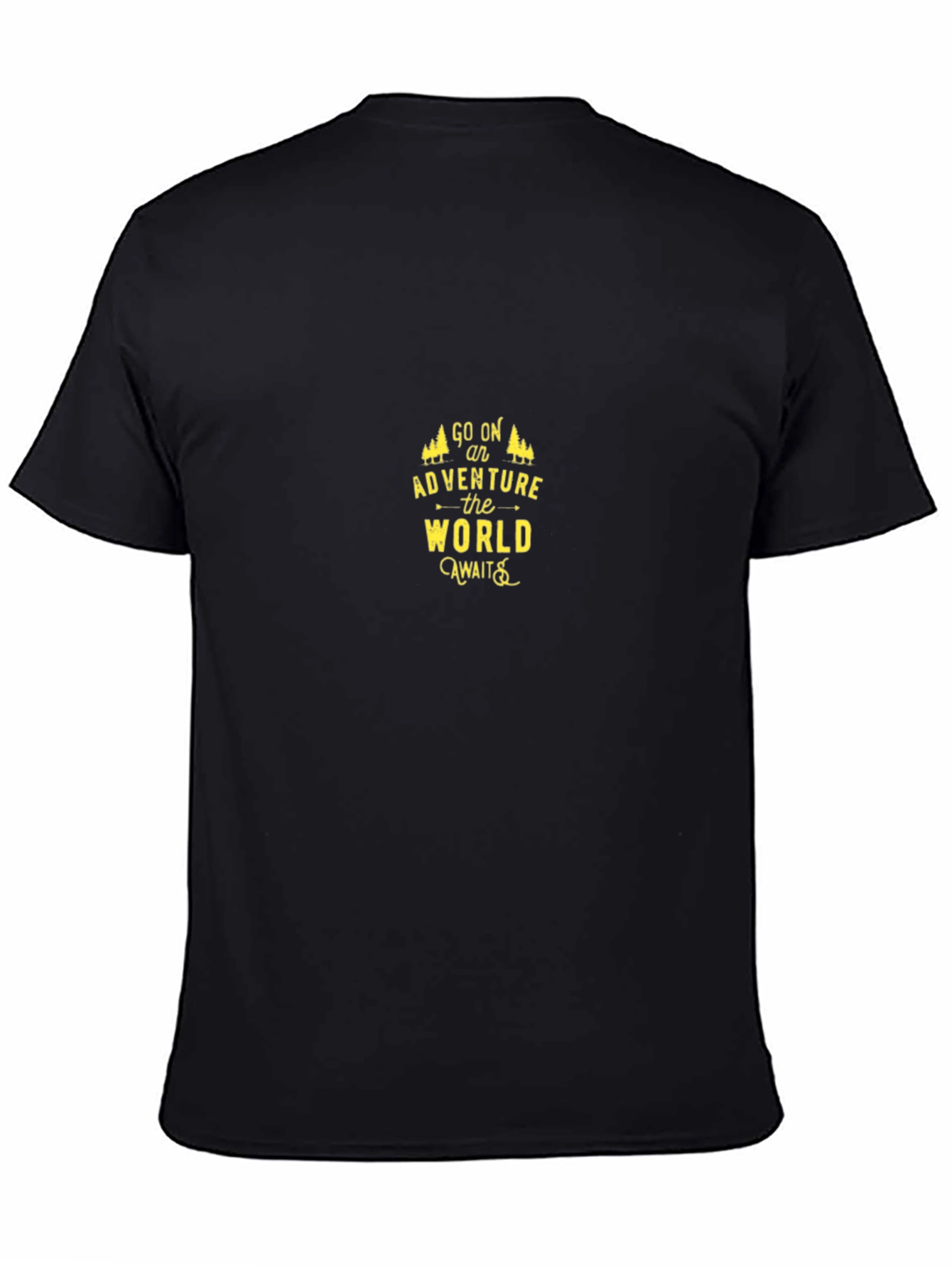 Adventure Awaits Graphic Tee - Black