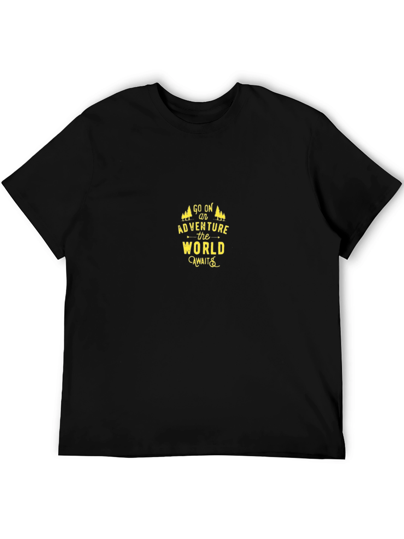 Adventure Awaits Graphic Tee - Black