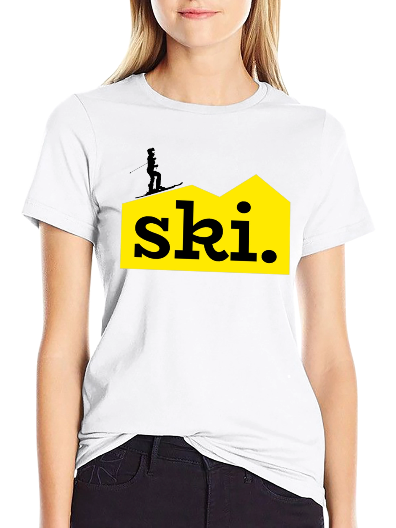 Ski Graphic Tee - Black Unisex T-Shirt