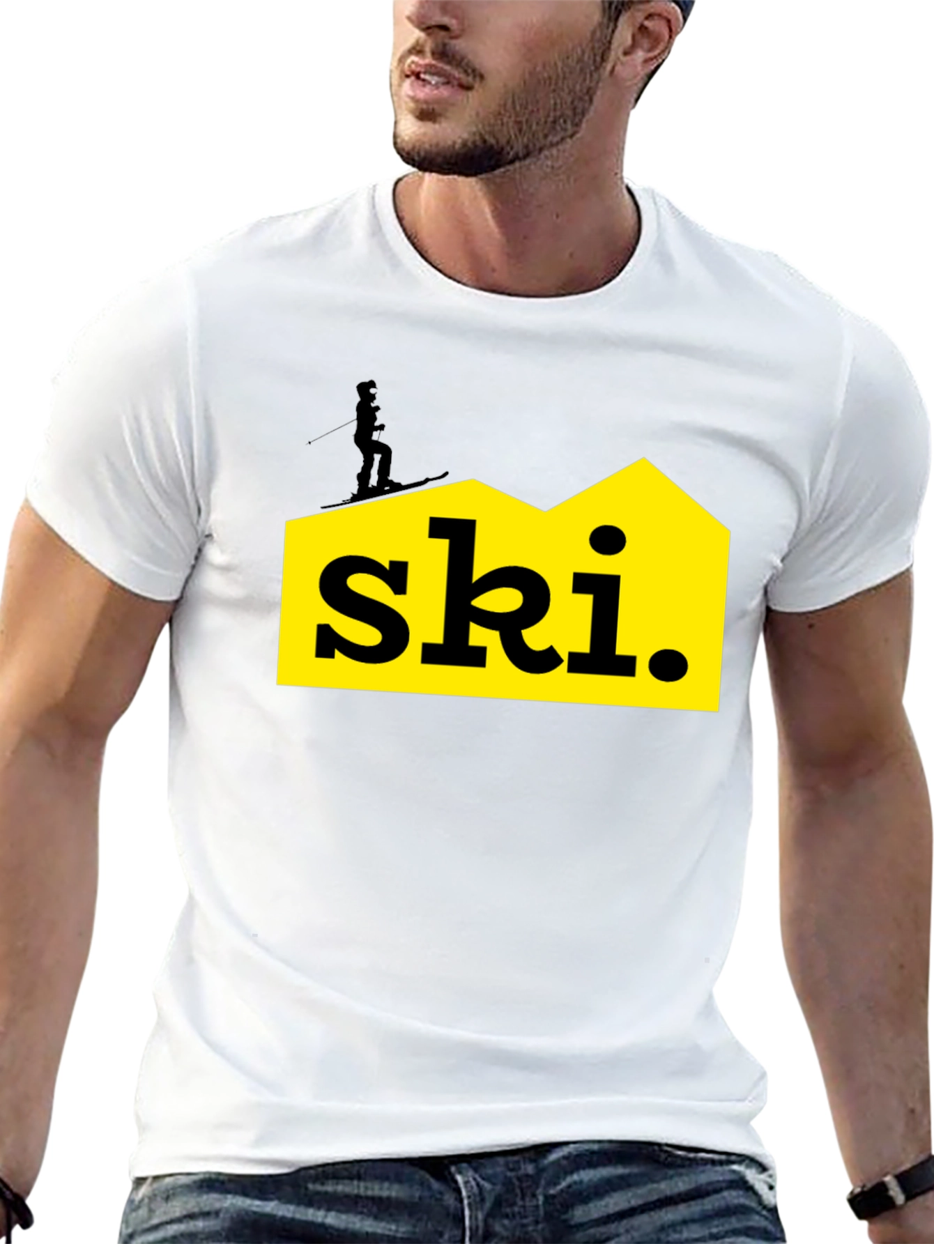 Ski Graphic Tee - Black Unisex T-Shirt