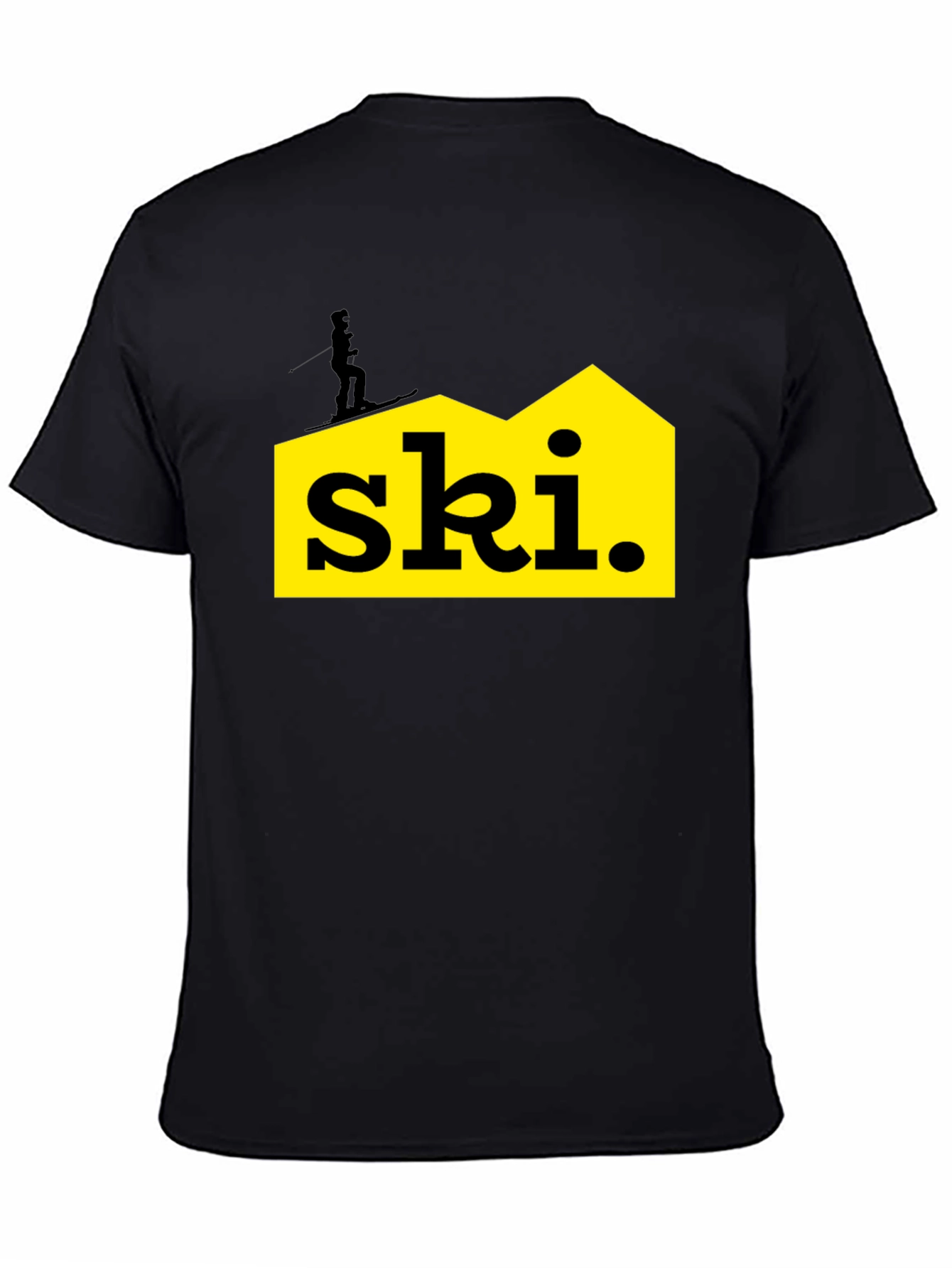 Ski Graphic Tee - Black Unisex T-Shirt