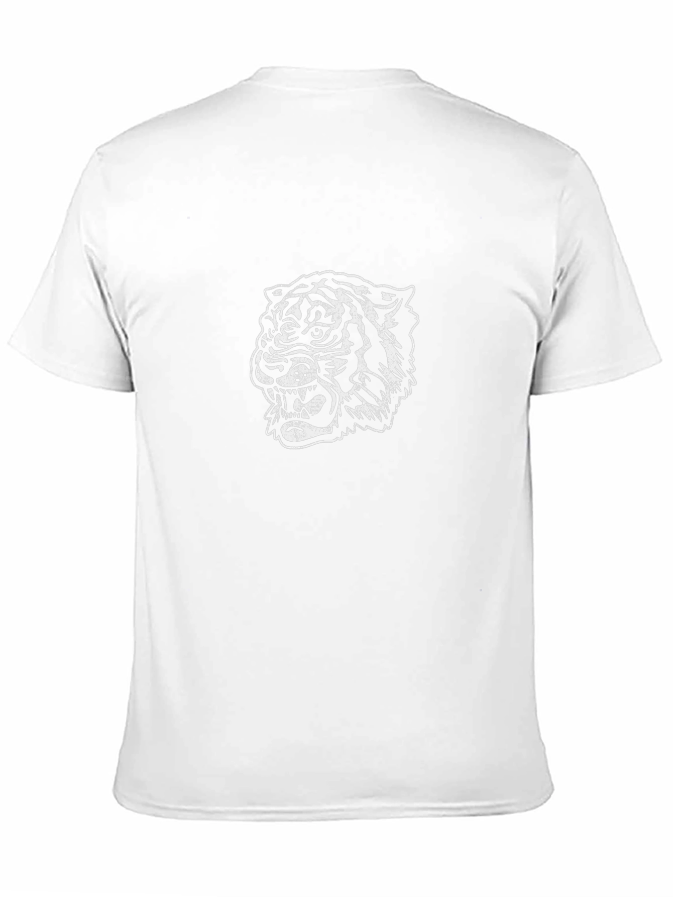 Tiger Graphic Tee - Mens Black Cotton T-Shirt