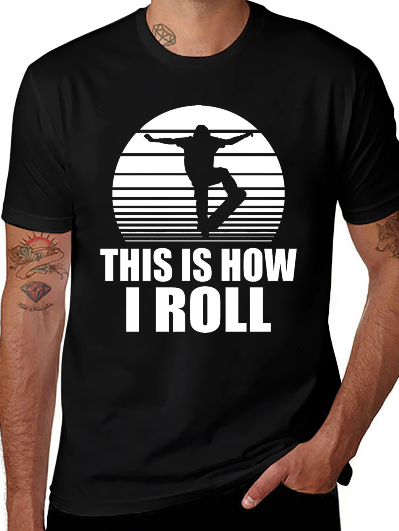 This is How I Roll Skateboarder T-Shirt