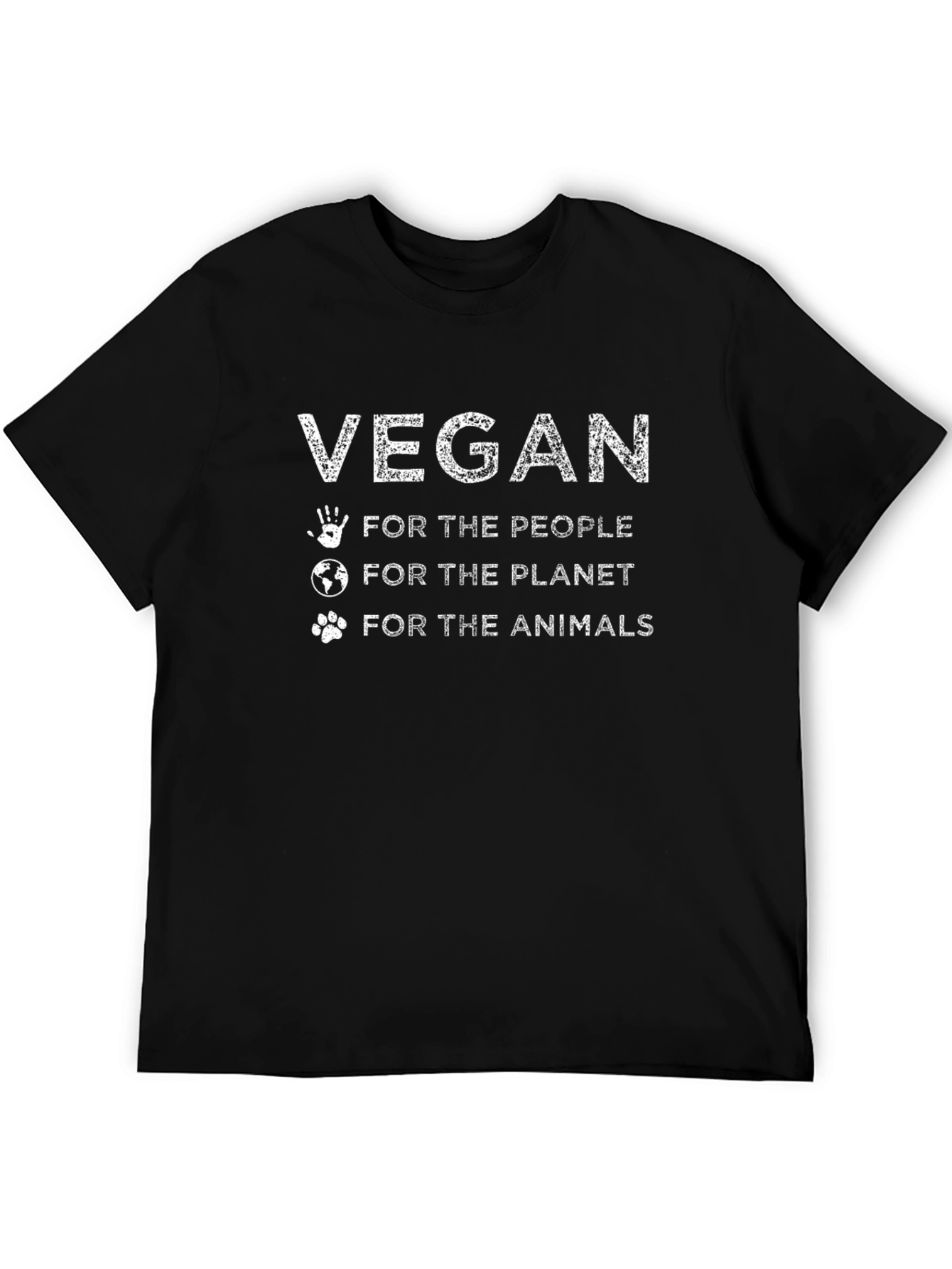 Vegan T-Shirt - For the People Planet Animals