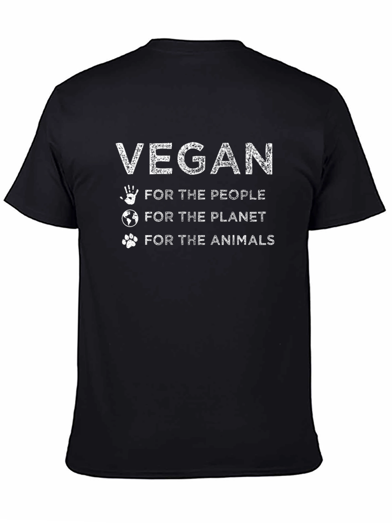 Vegan T-Shirt - For the People Planet Animals