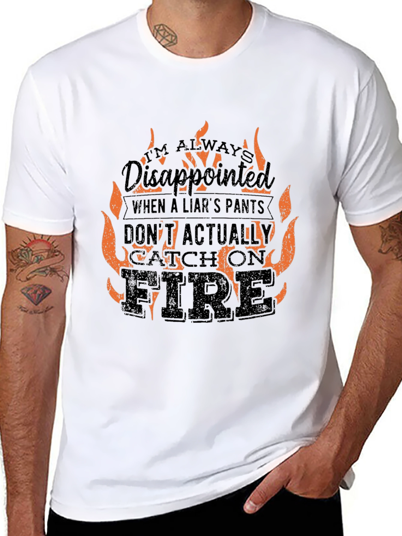 Liars Pants On Fire Mens T-Shirt