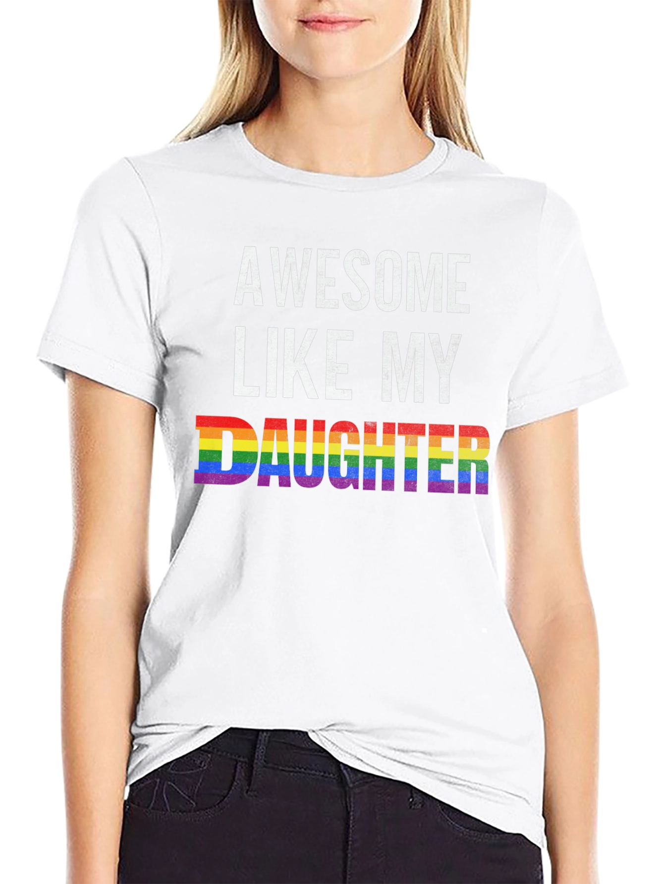 Awesome Like My Daughter Pride T-Shirt
