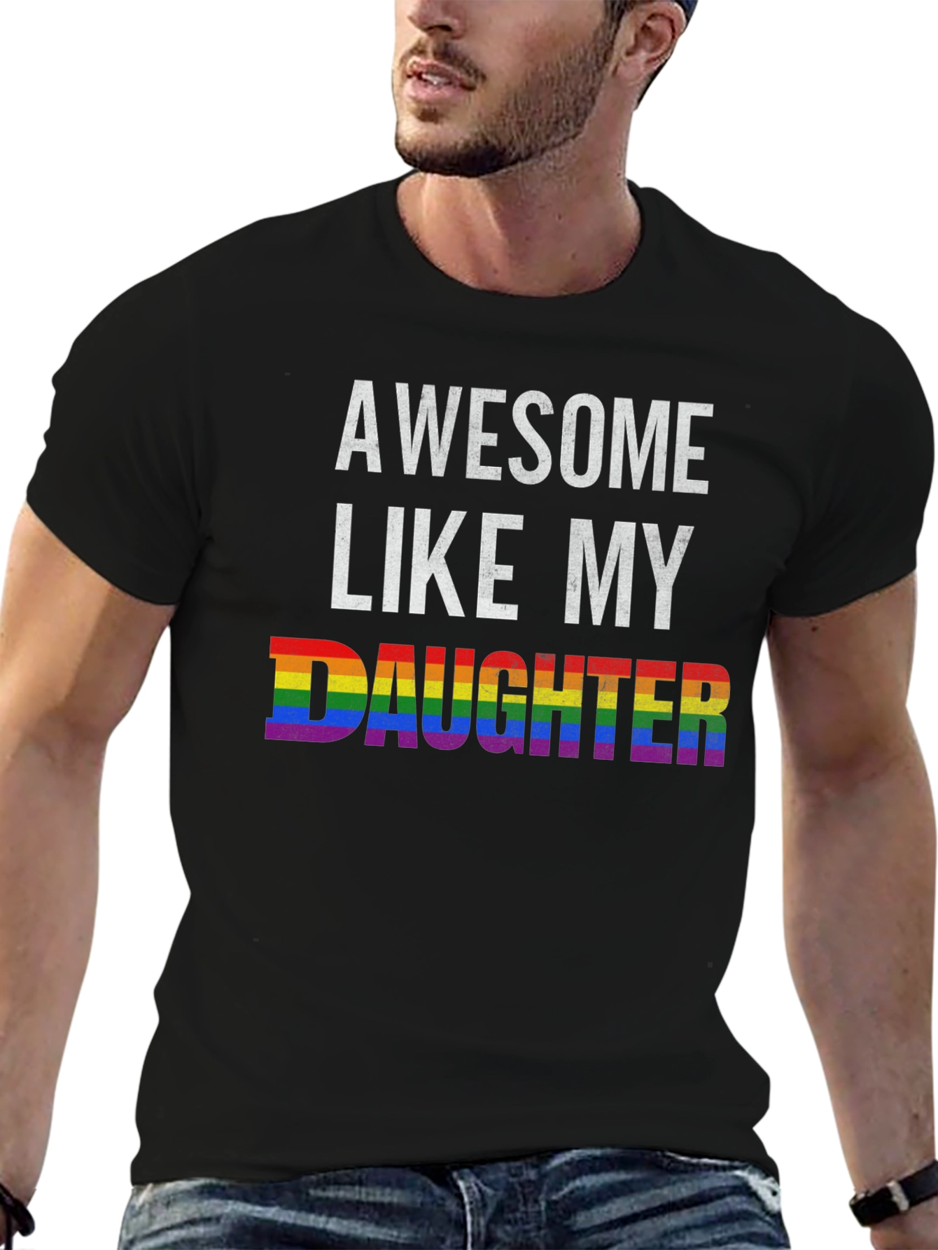Awesome Like My Daughter Pride T-Shirt