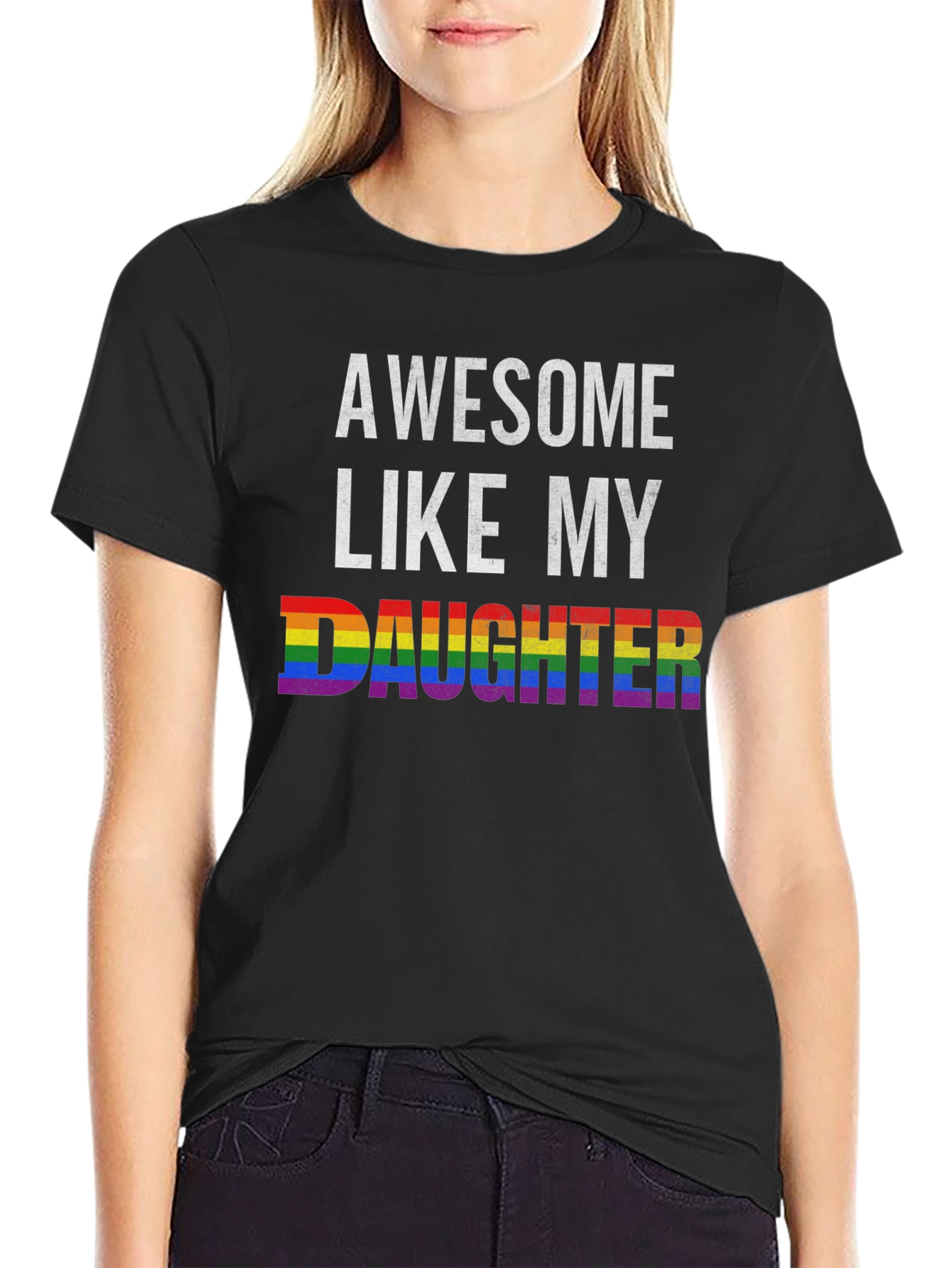 Awesome Like My Daughter Pride T-Shirt