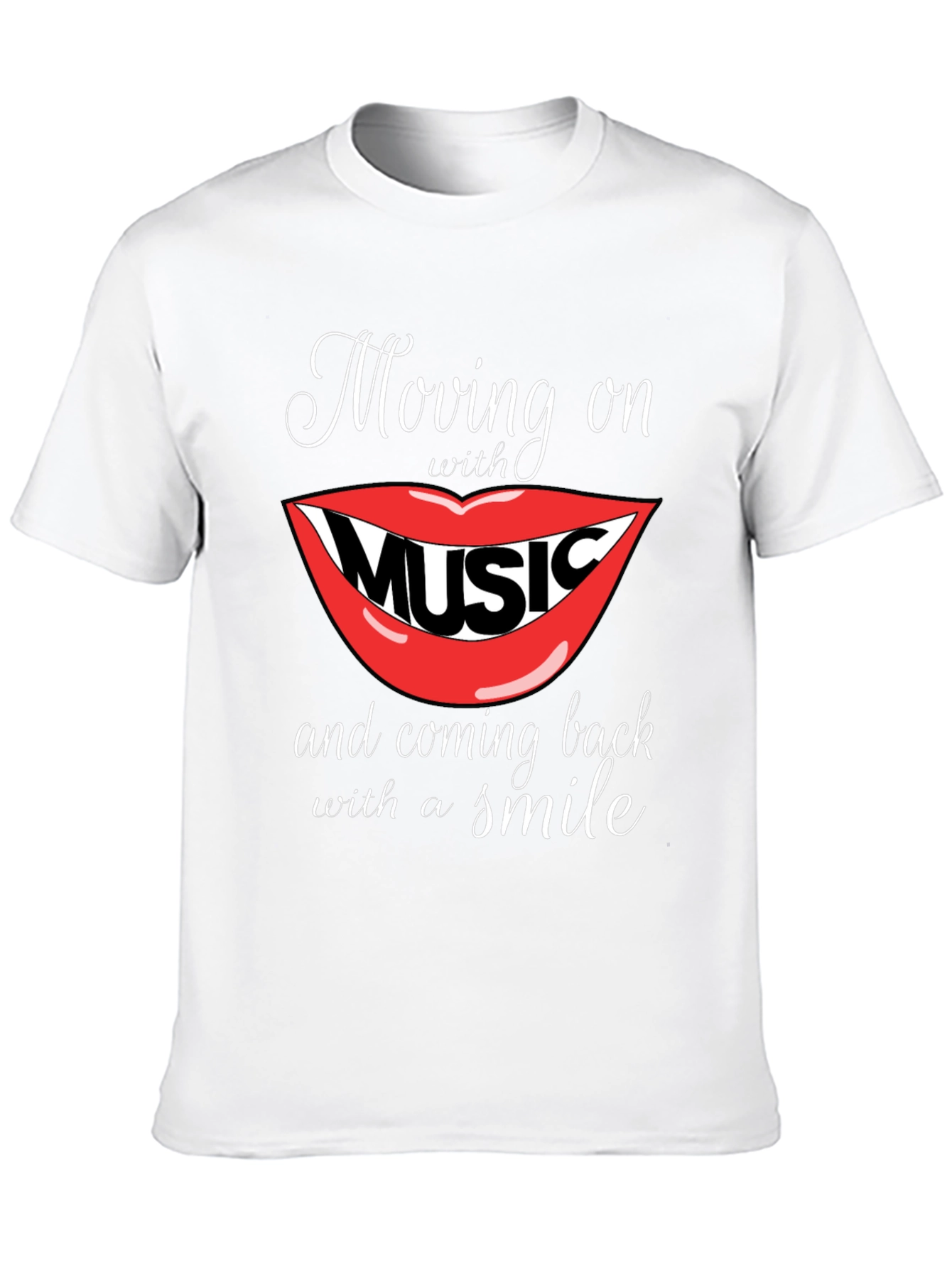 Moving On With Music Graphic Tee