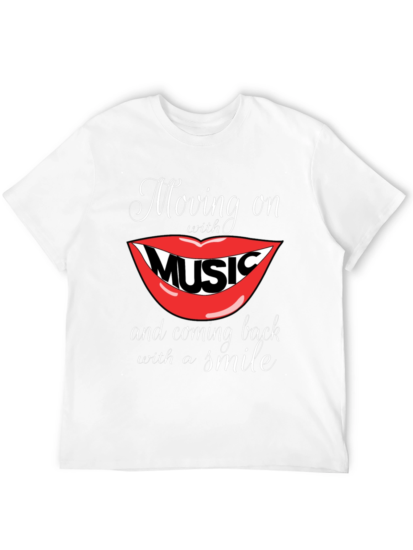 Moving On With Music Graphic Tee