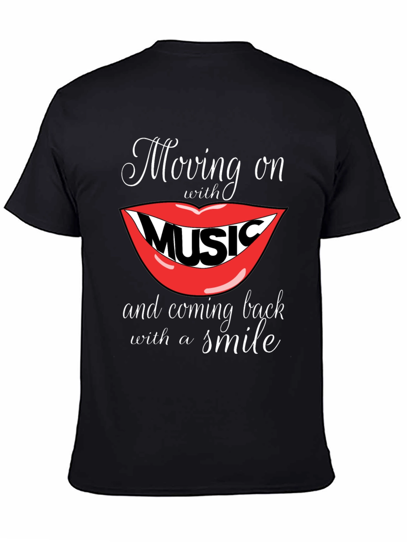 Moving On With Music Graphic Tee