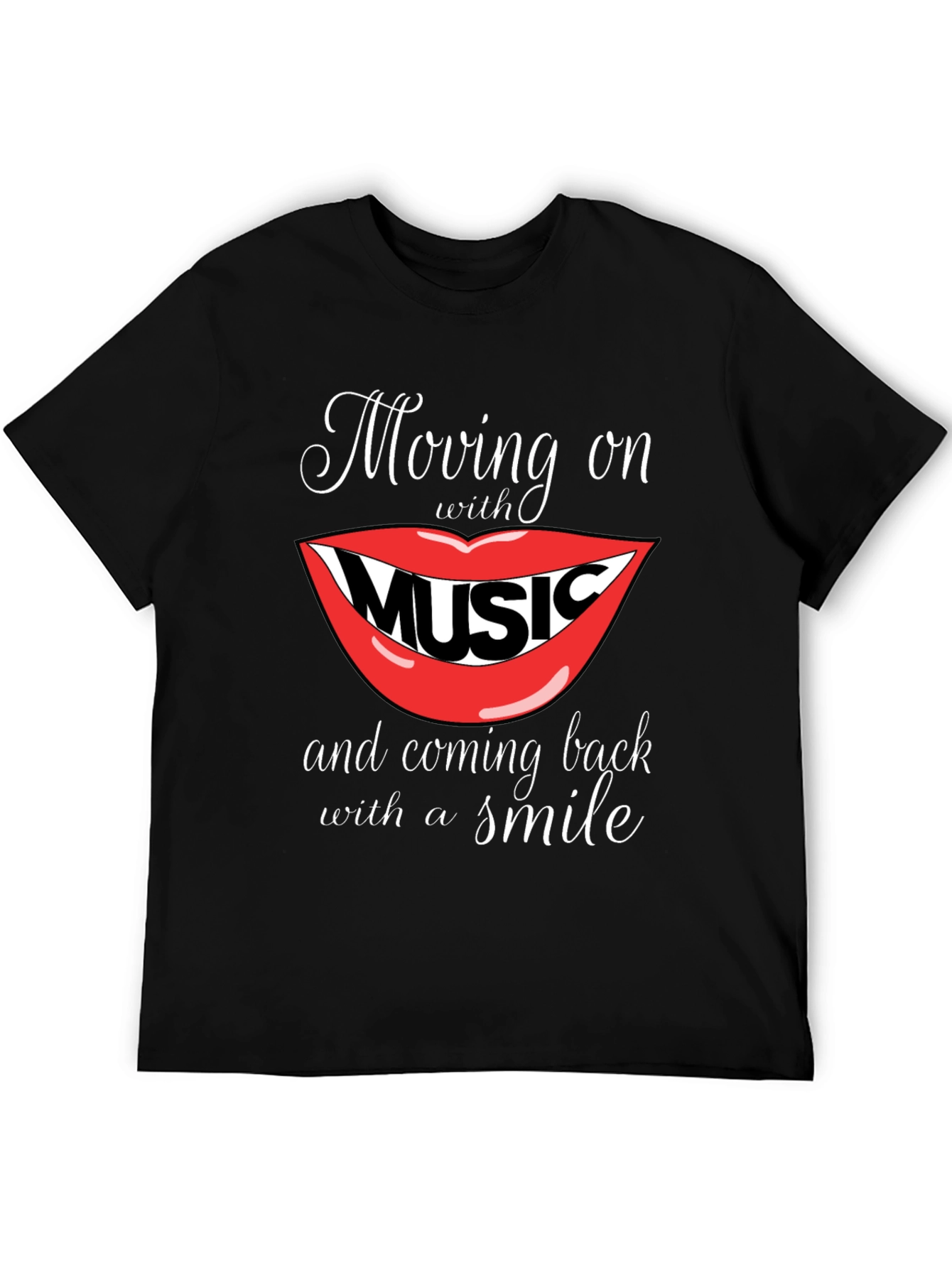 Moving On With Music Graphic Tee