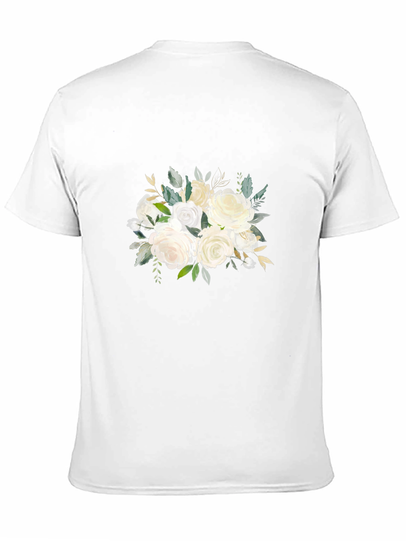 Elegant Floral Bouquet Graphic T-Shirt