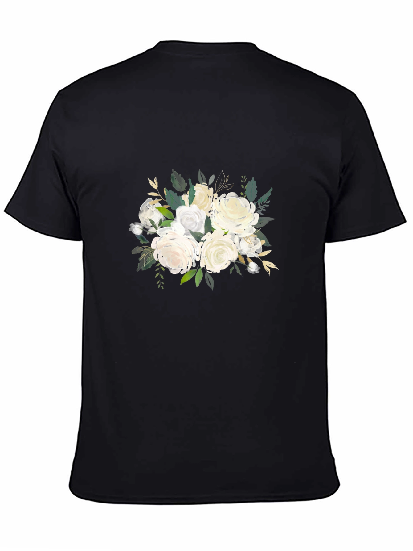 Elegant Floral Bouquet Graphic T-Shirt