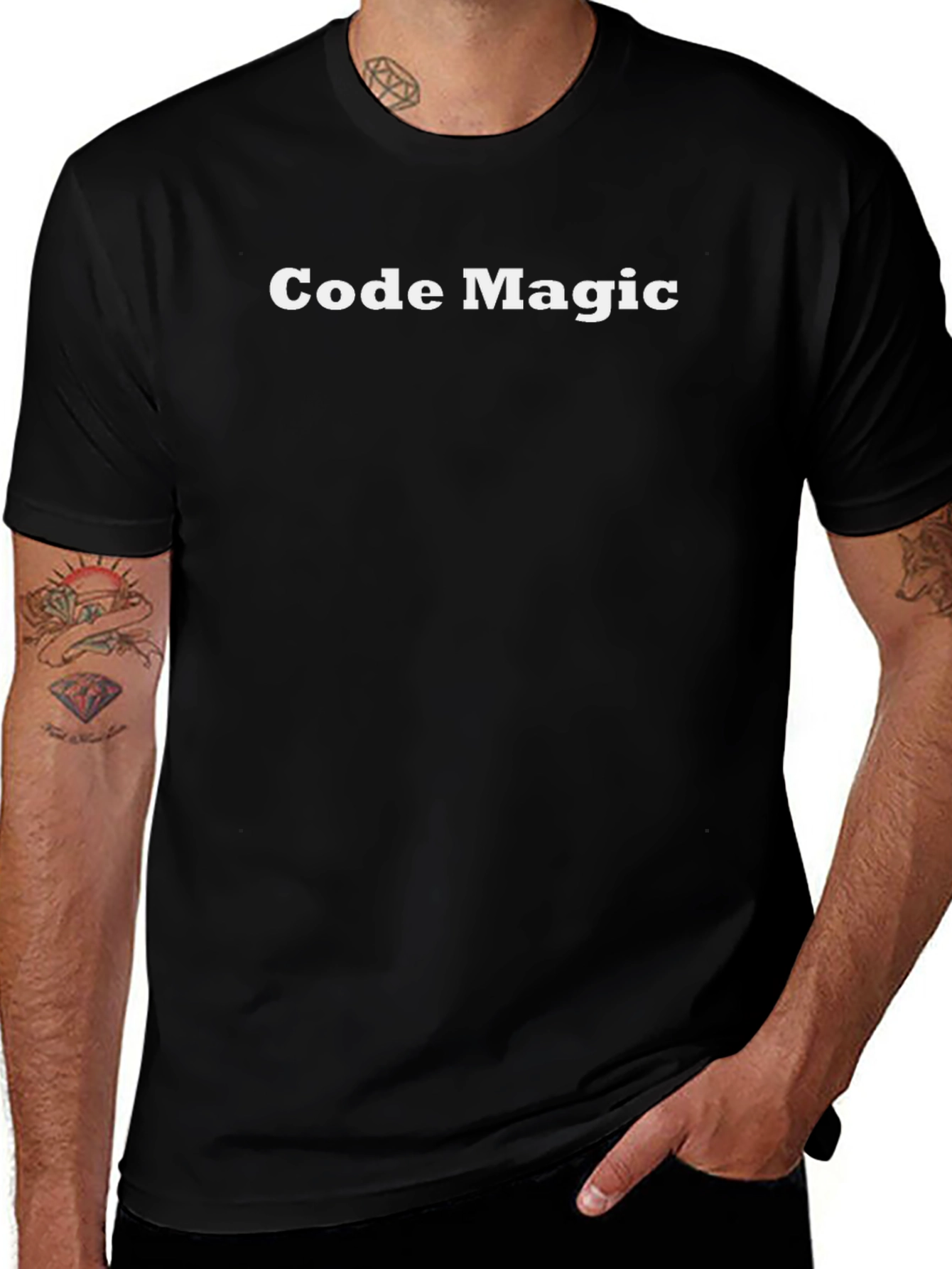 Code Magic Black T-Shirt - Programmer Gift