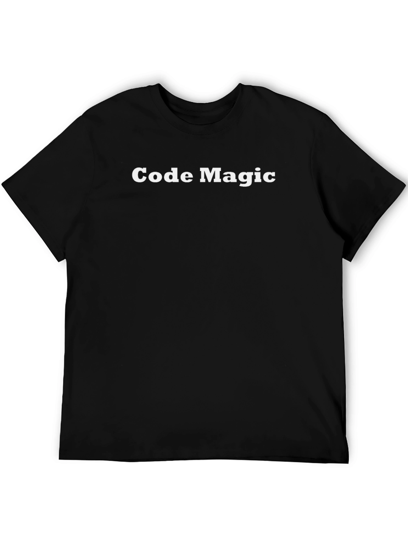Code Magic Black T-Shirt - Programmer Gift