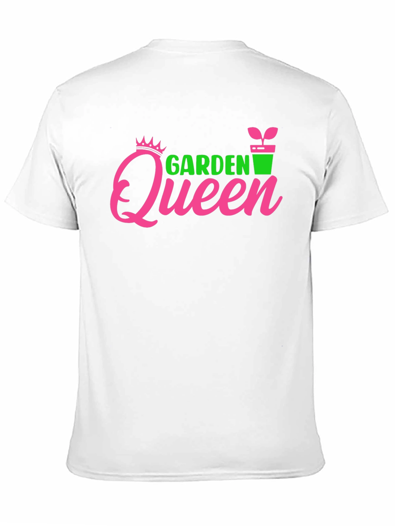 Garden Queen Graphic Tee - Black Cotton T-Shirt