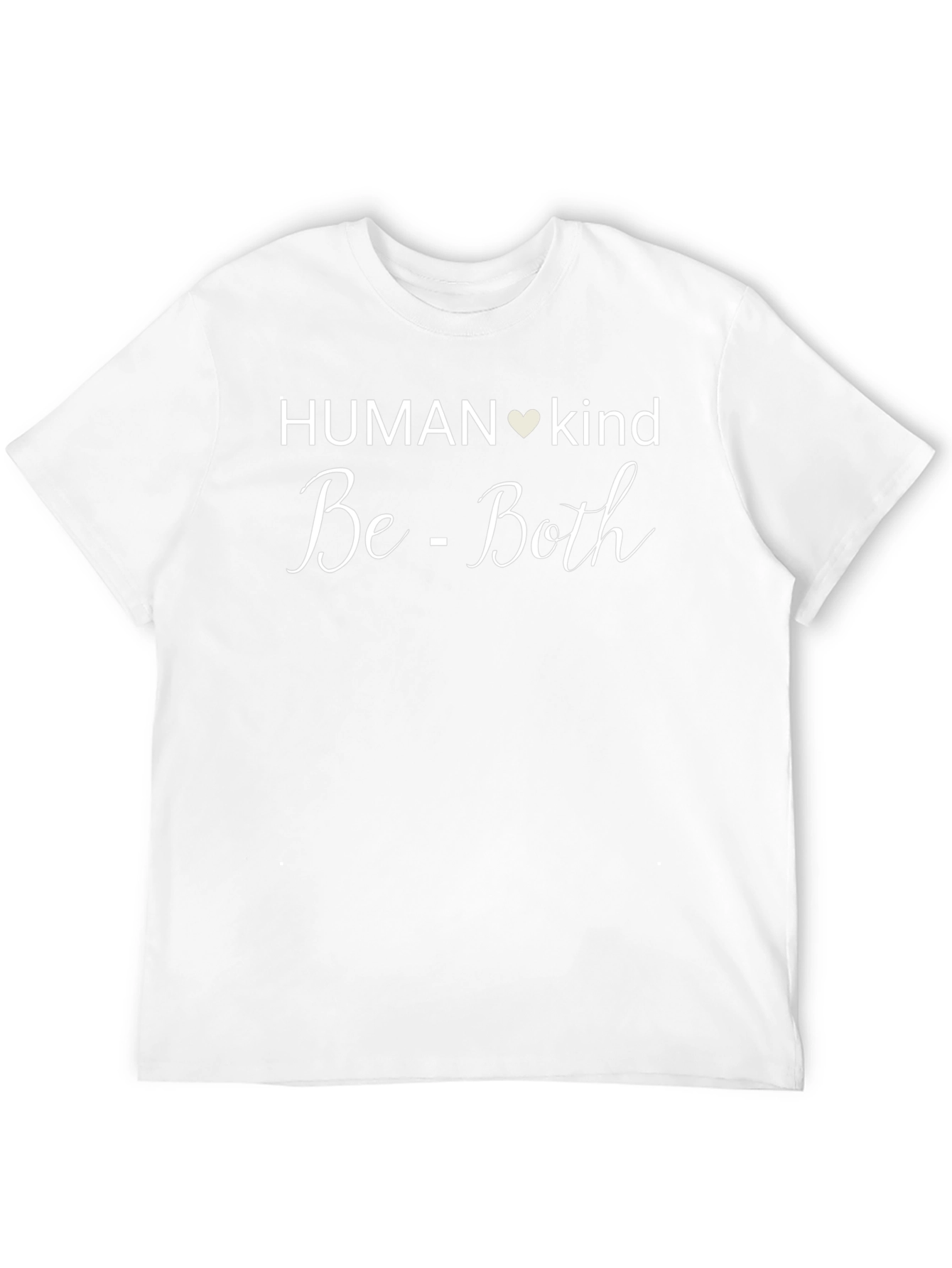 Human Kind Be Both Black T-Shirt