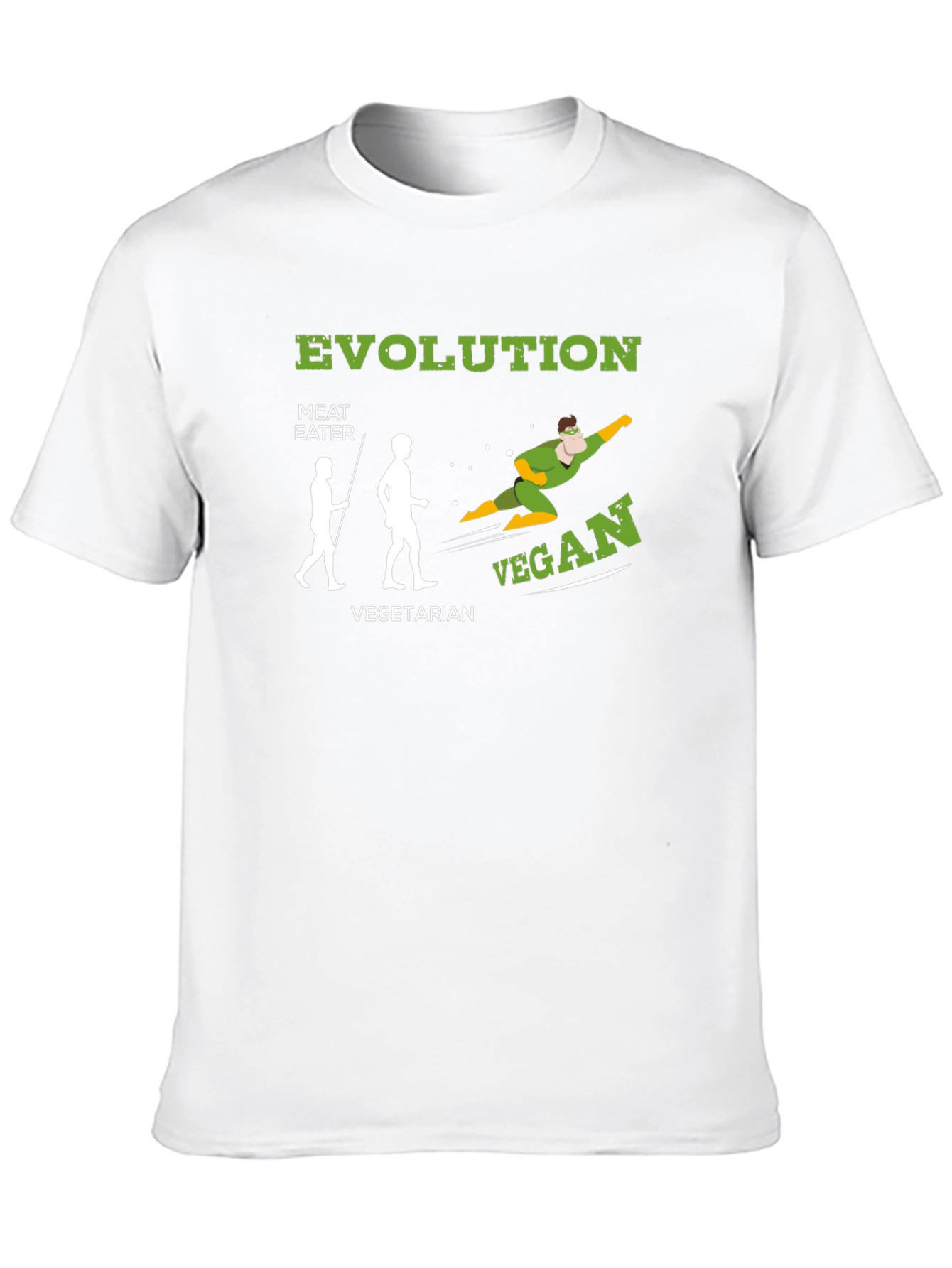 Vegan Evolution T-Shirt: Green Superfood Power!
