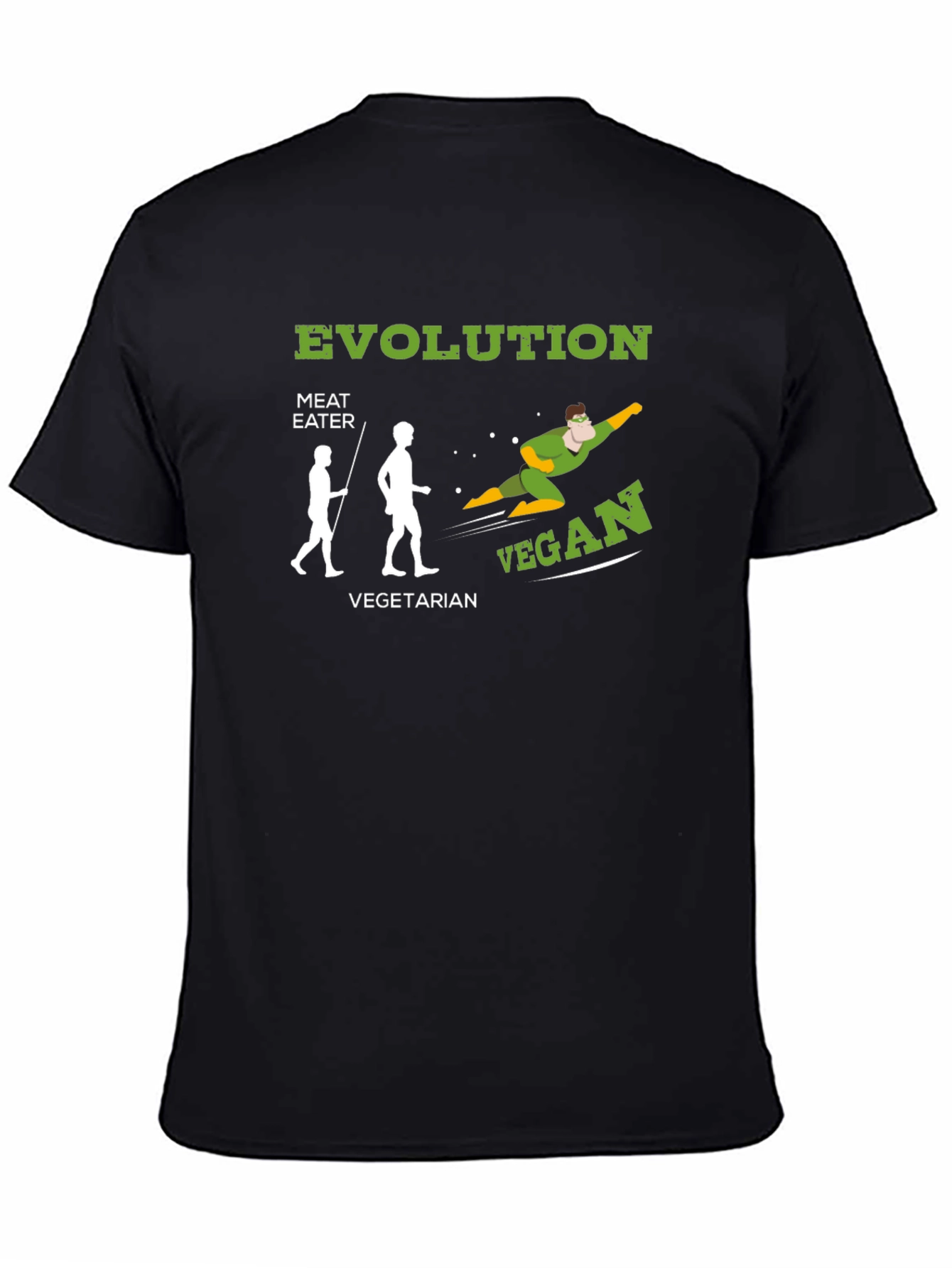Vegan Evolution T-Shirt: Green Superfood Power!