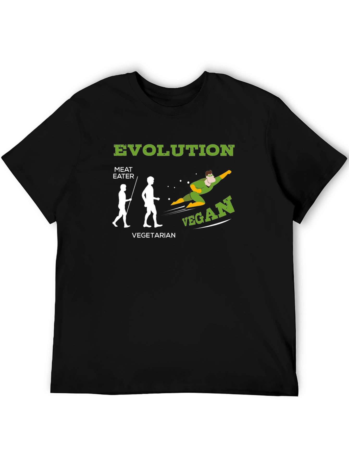 Vegan Evolution T-Shirt: Green Superfood Power!